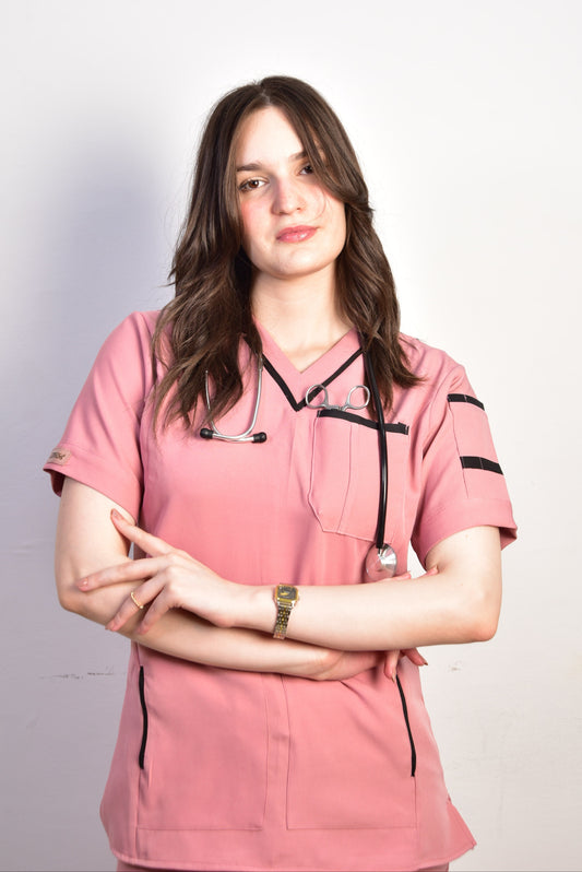 Babe Pink 𝐕-𝐍𝐞𝐜𝐤 𝐬𝐜𝐫𝐮𝐛