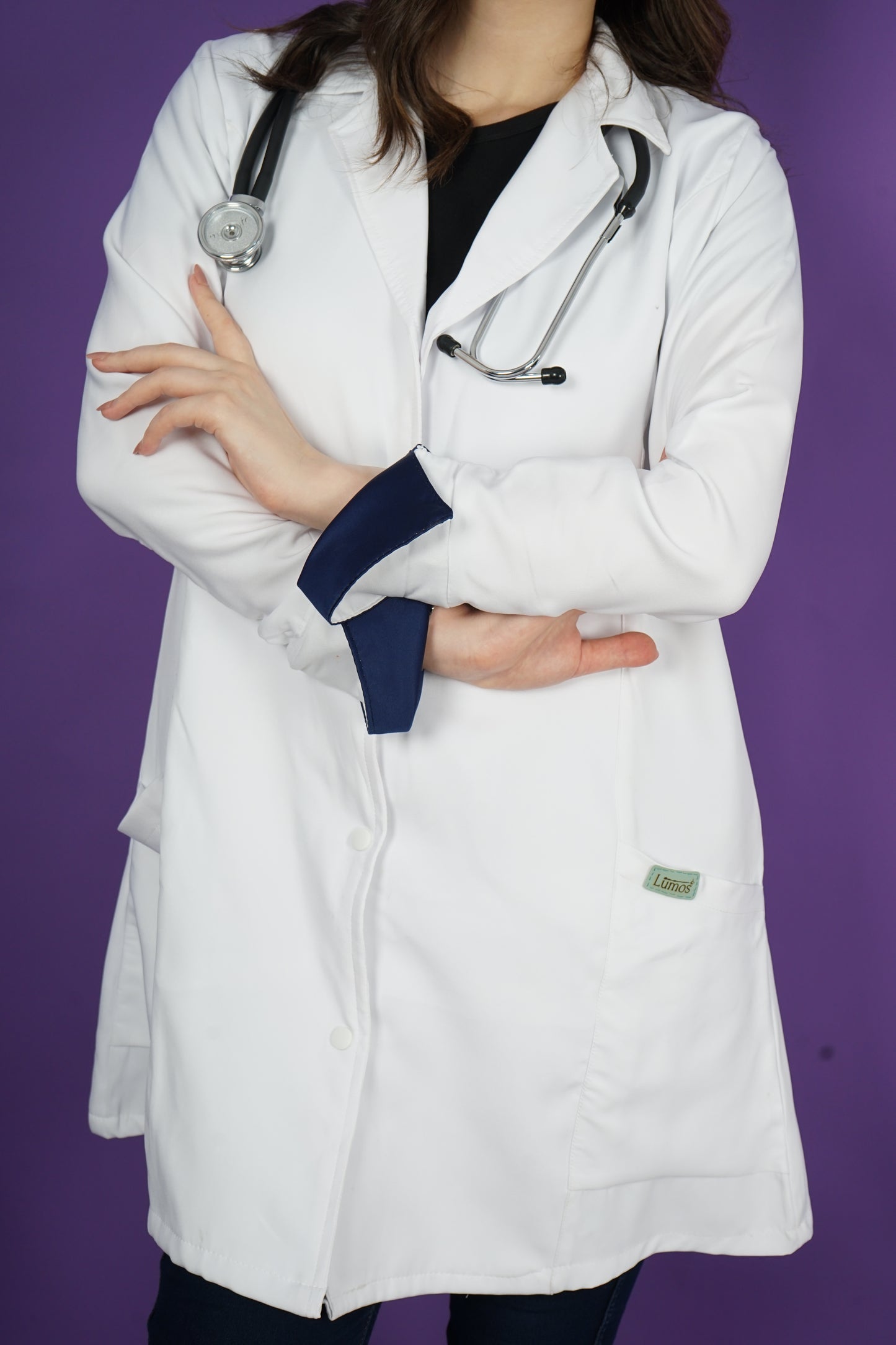 LUMOS LABCOAT (NAVY-Blue)
